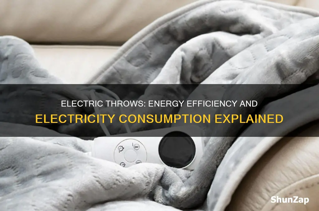 do electric throws use a lot of electricity