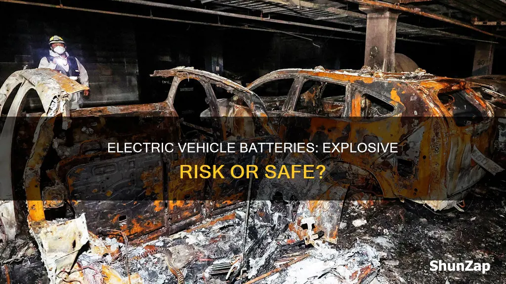 do electric vehicle batteries explode