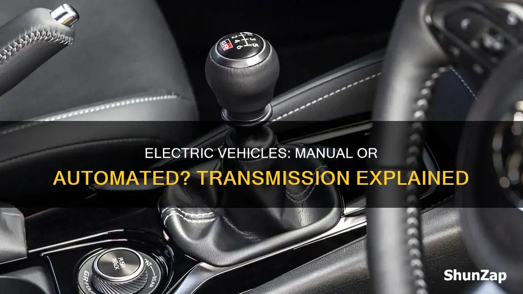 do electric vehicles have manual transmission