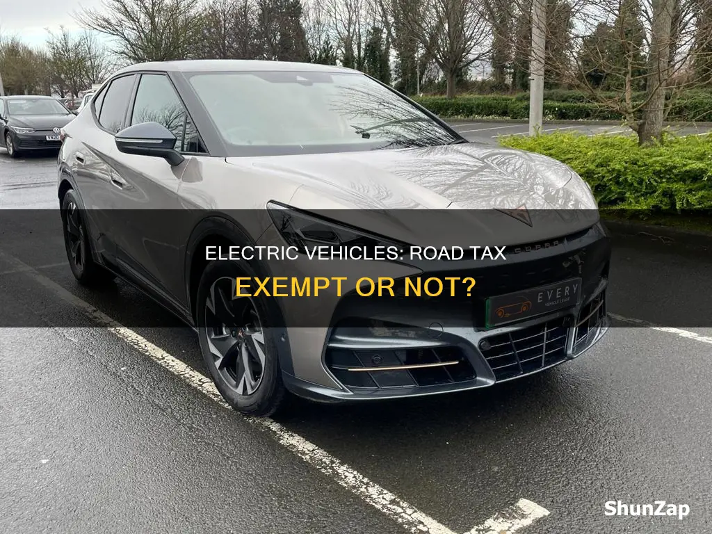 do electric vehicles pay road tax