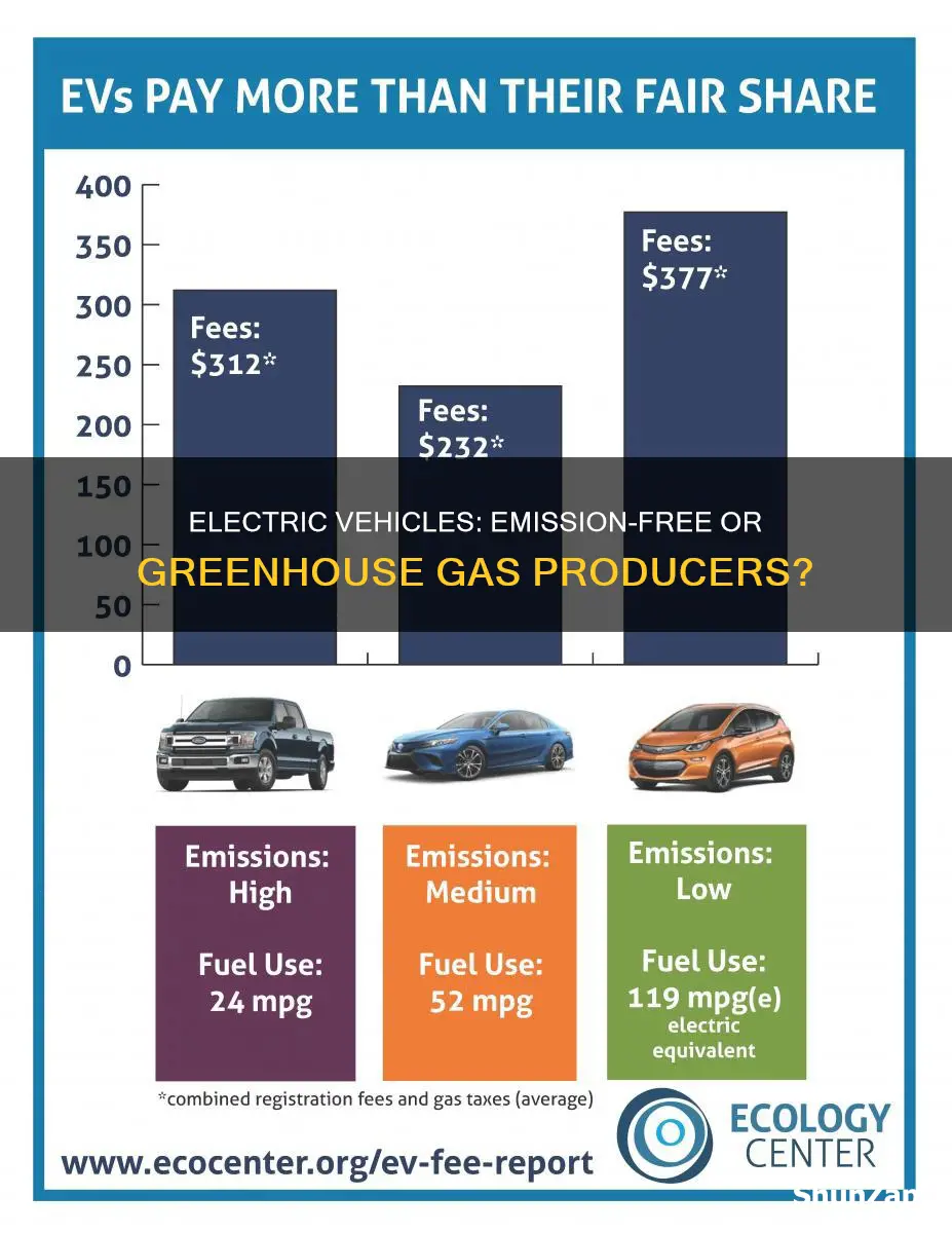 do electric vehicles produce greenhouse gasses