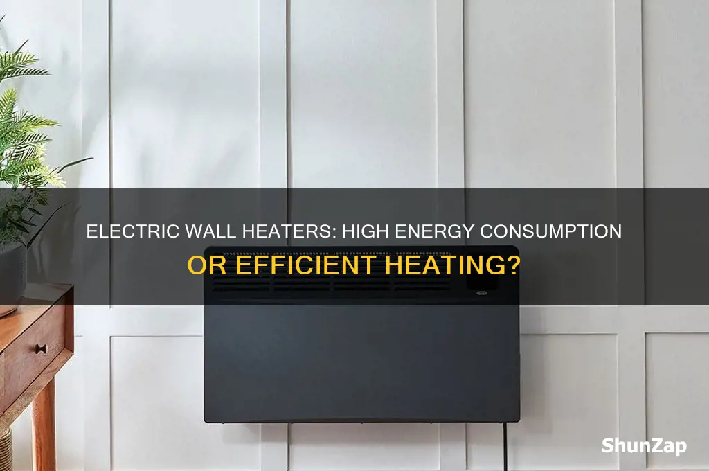 do electric wall heaters use a lot of electricity