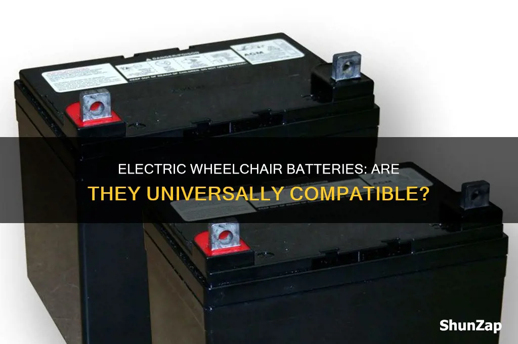 do electric wheelchairs all use the same type battery