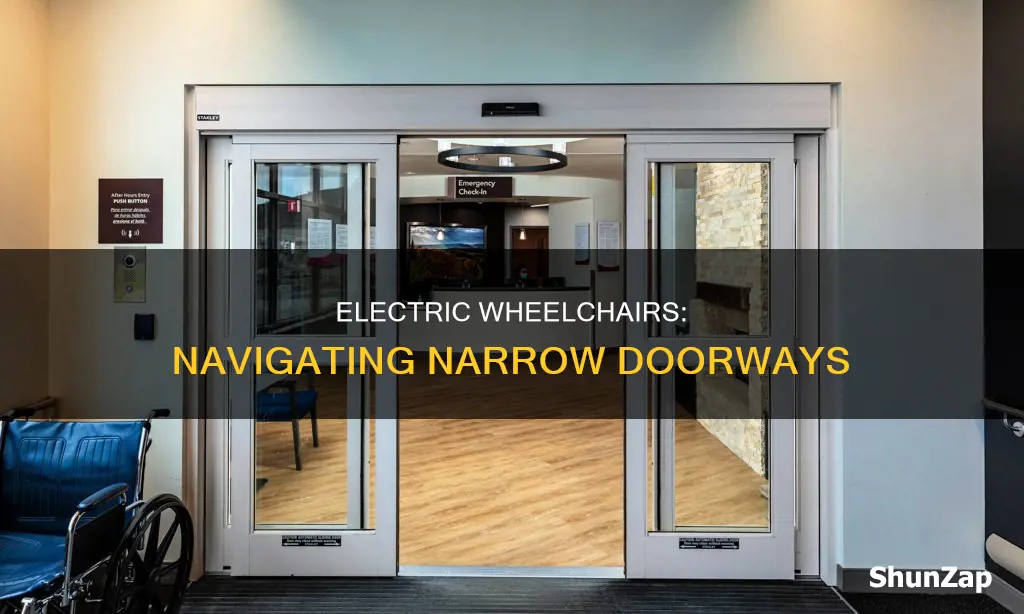 do electric wheelchairs fit in narrow doorways