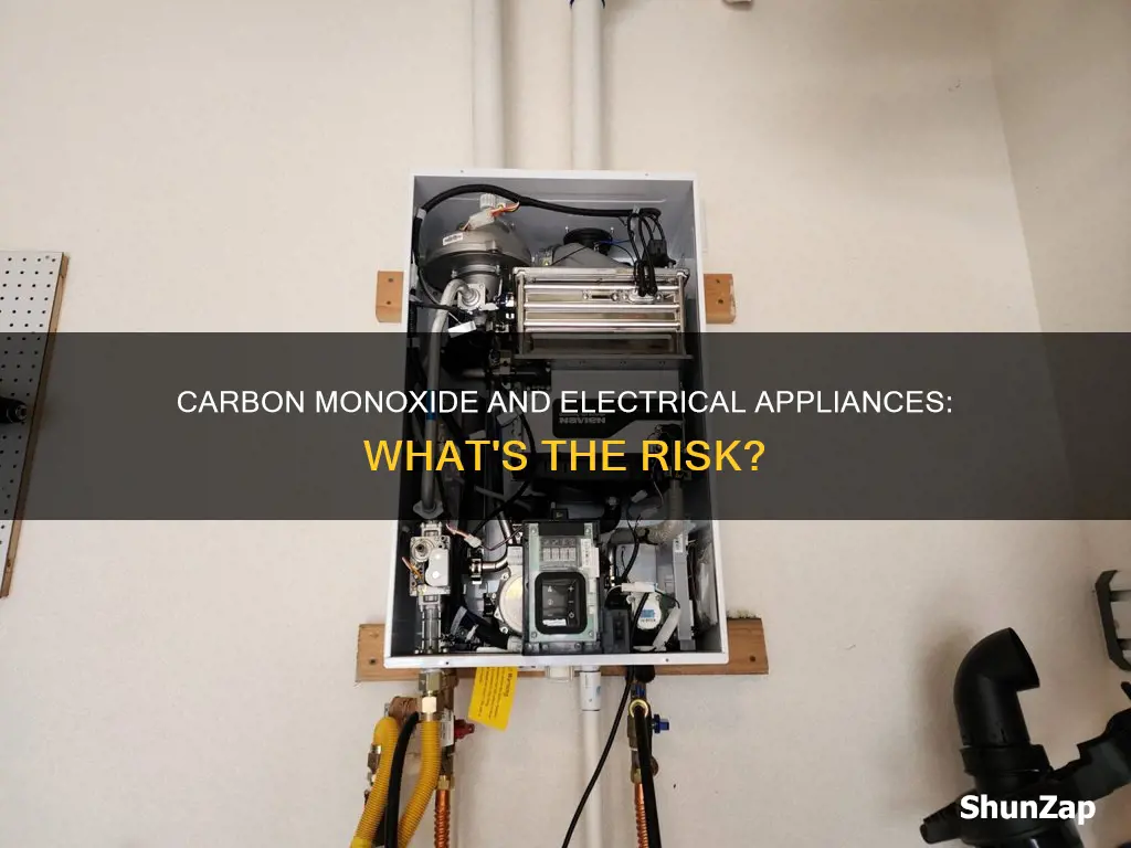 do electrical appliances give off carbon monoxide