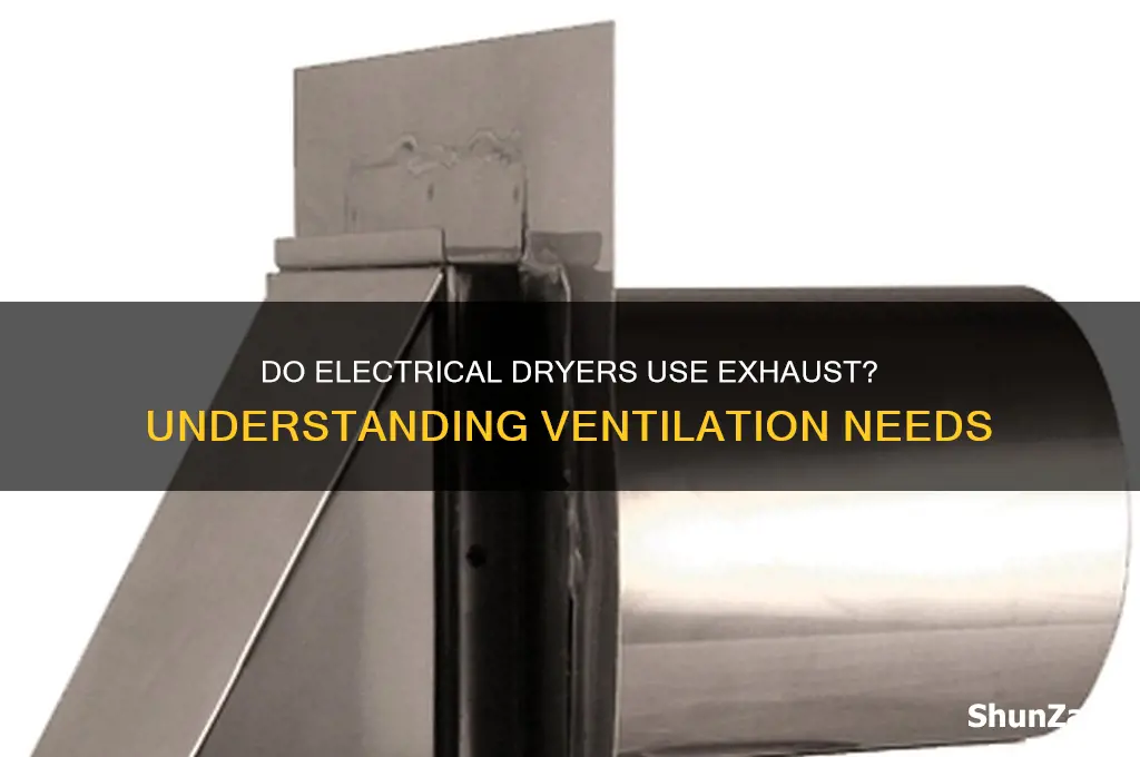 do electrical dryer use exhaust