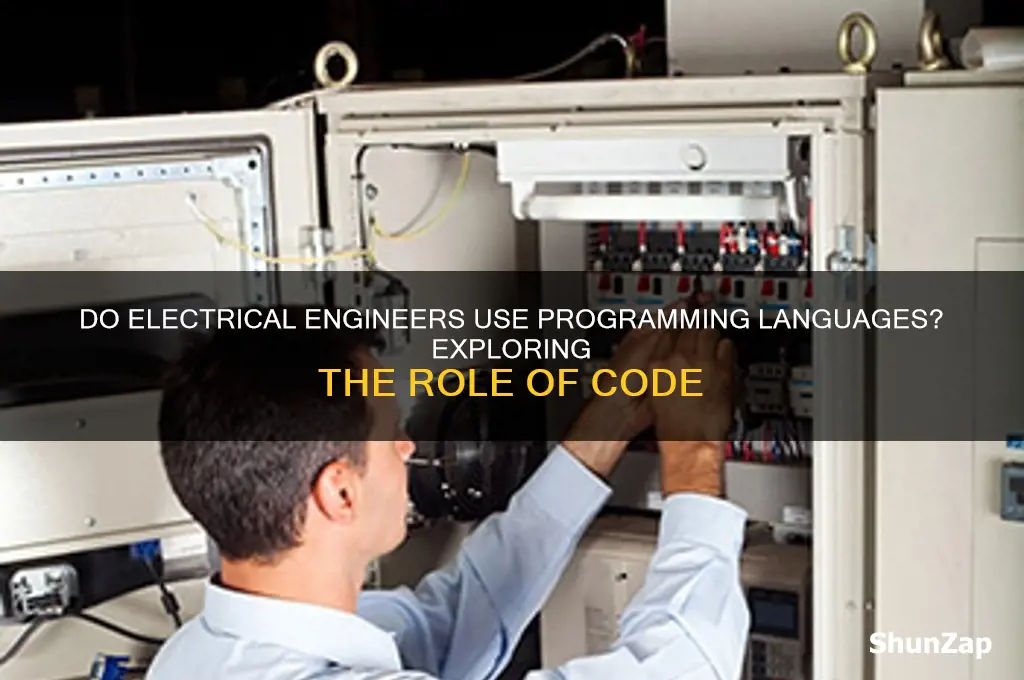 do electrical engineers use programming language