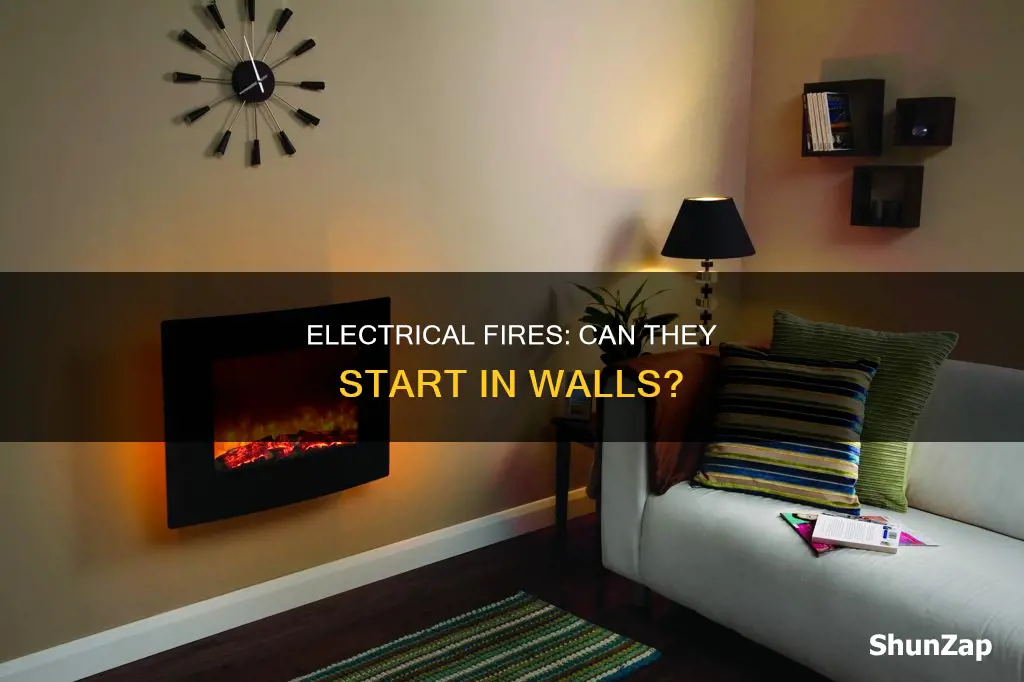 do electrical fires start in the walls