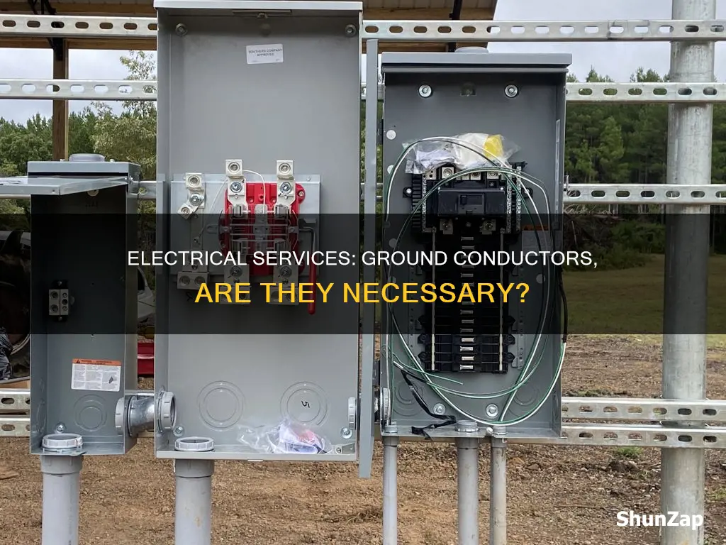 do electrical services require a ground conductor