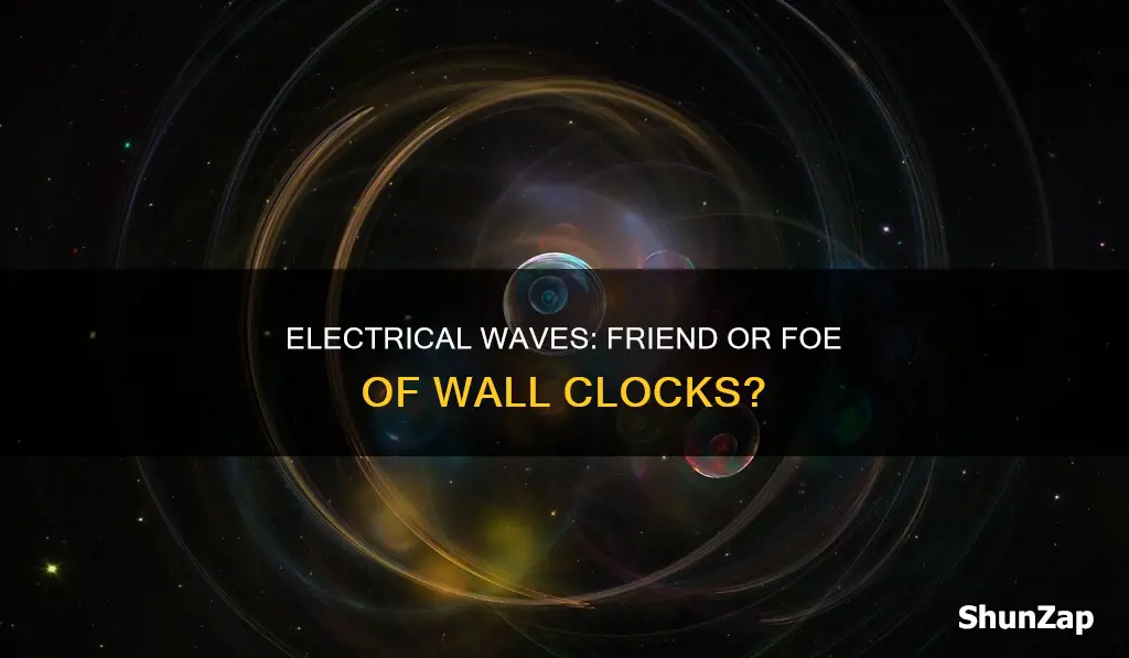 do electrical waves affect my wall clocks