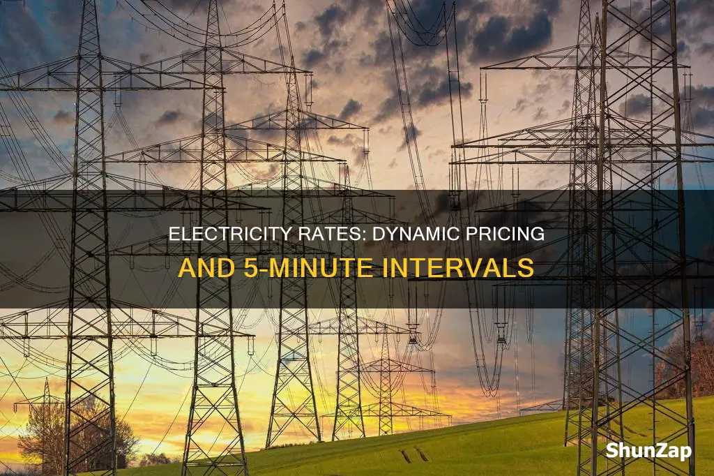 do electricity rates change every five minutes