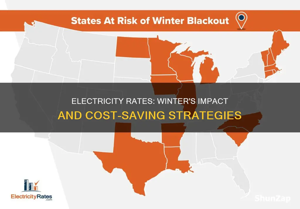 do electricity rates go down in winter