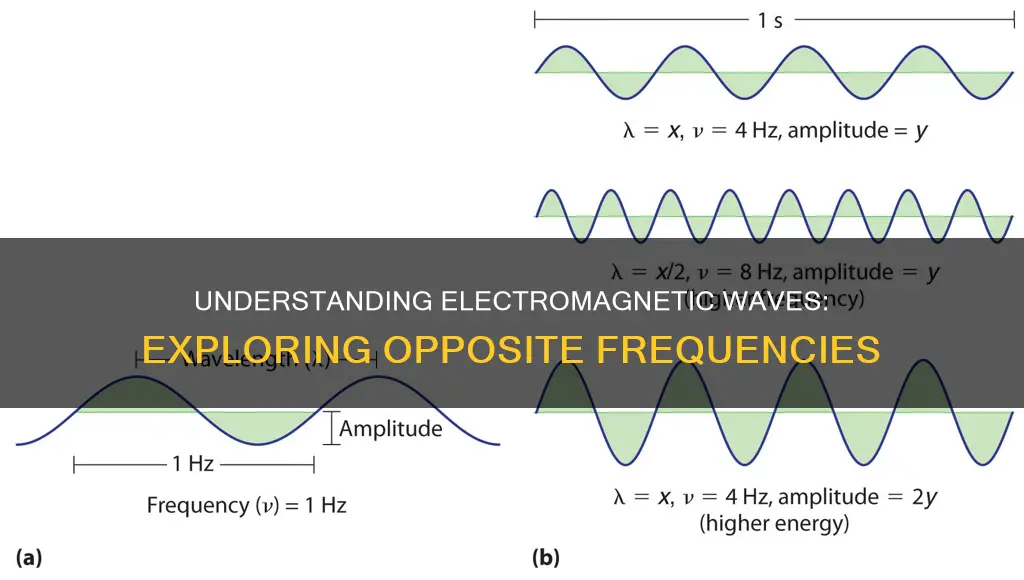 do electro magentic waves have opposite frequencies