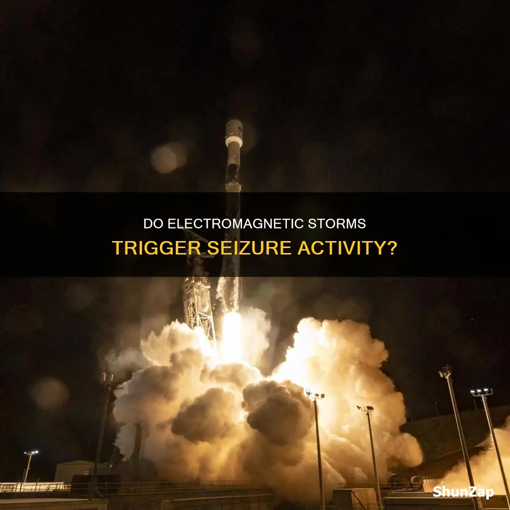 do electro-magnetic storms affect seizure activity
