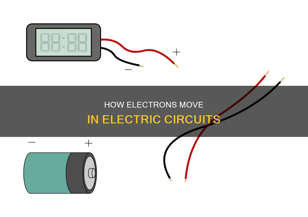 do electrons move in an electric circuit