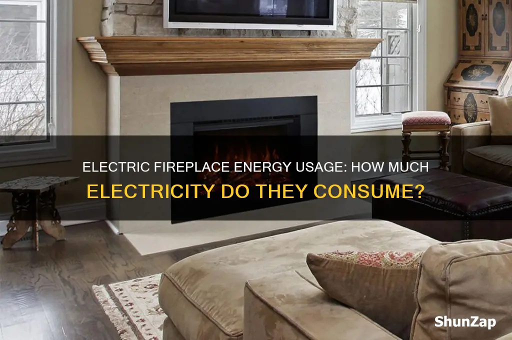 do eledtric fireplace use alot of electric