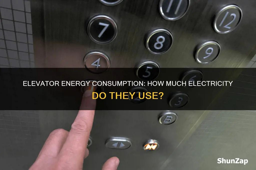 do elevators consume a lot of electricity