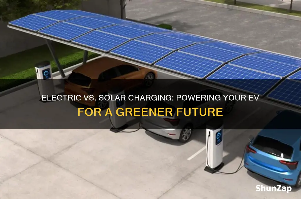 do ev cars charge from electricity or solar panel