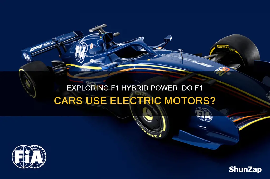 do f1 cars have electric motors