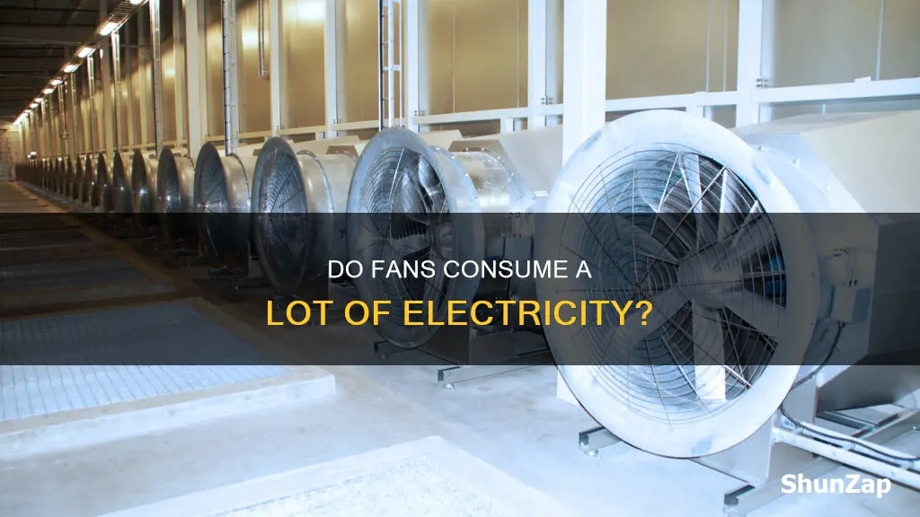 do fans consume a lot of electricity