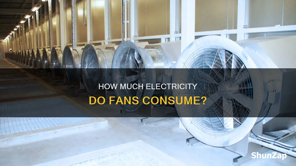 do fans take a lot of electricity
