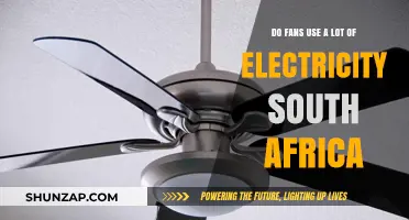 How Much Electricity Do Fans Consume in South Africa?