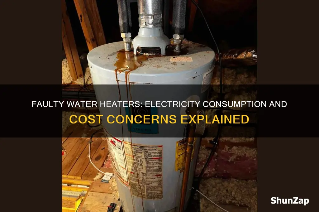 do faulty watet heaters use a lot of electricity