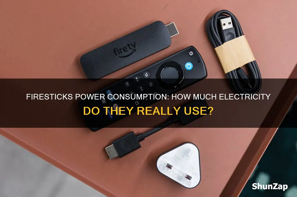 do firesticks use a lot of electricity