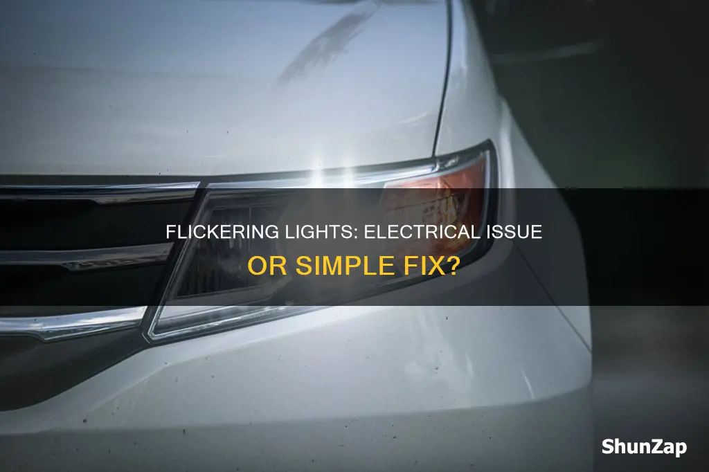 do flickering lights indicate an electrical problem