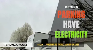 RV Camping: Electricity Access at Flying J Parking