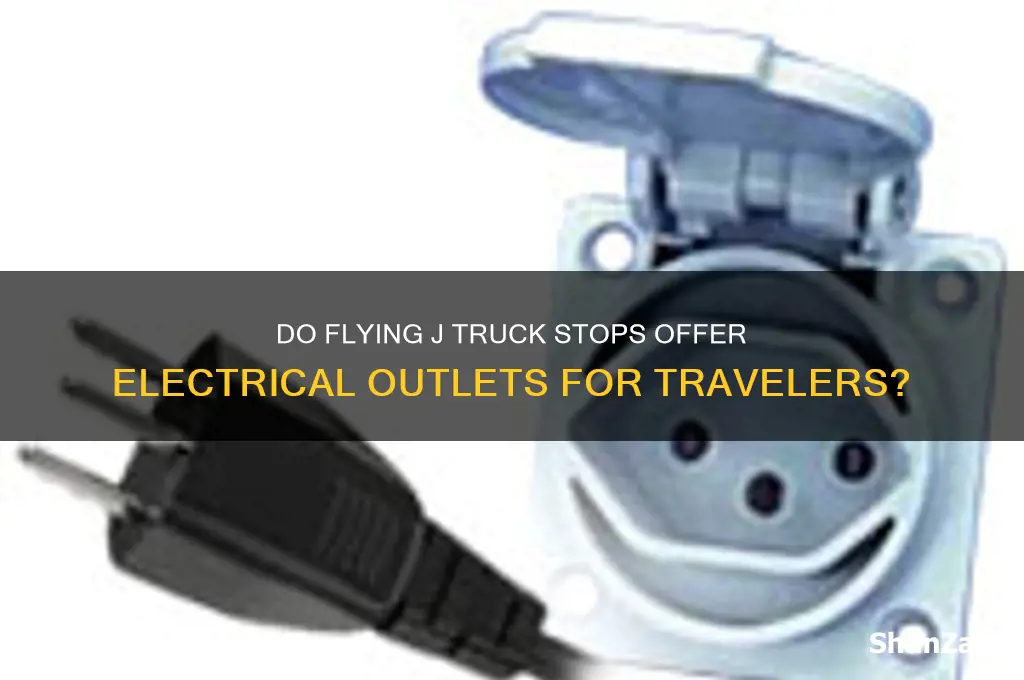 do flying j truck stops hsve electrical ouylets for use