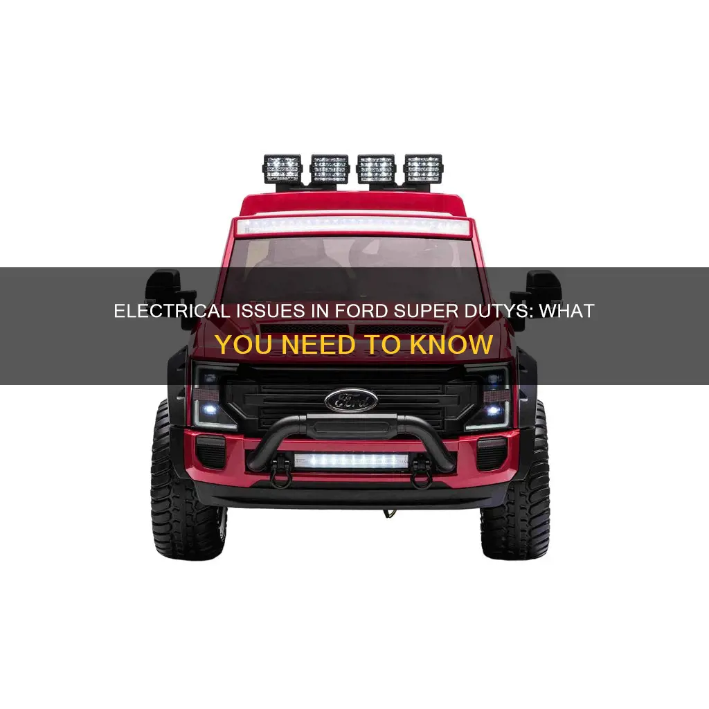 do ford super dutys have electrical issues
