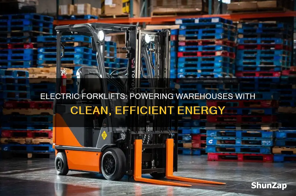 do forklifts use electricity