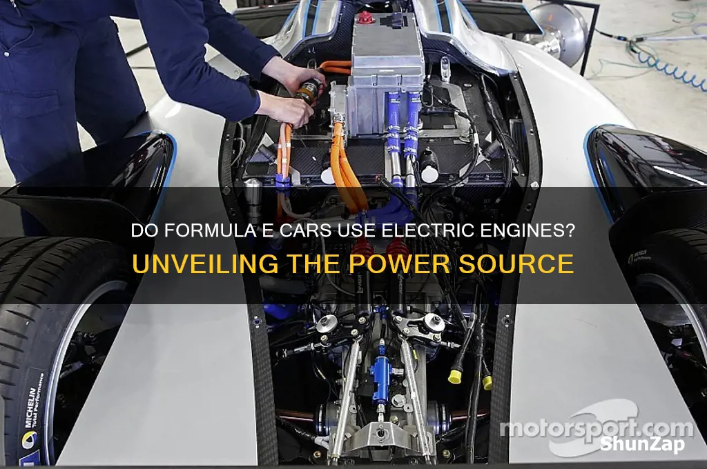 do formula e cars have electric engine