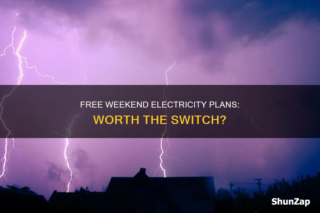 do free weekend electricity plans worth it