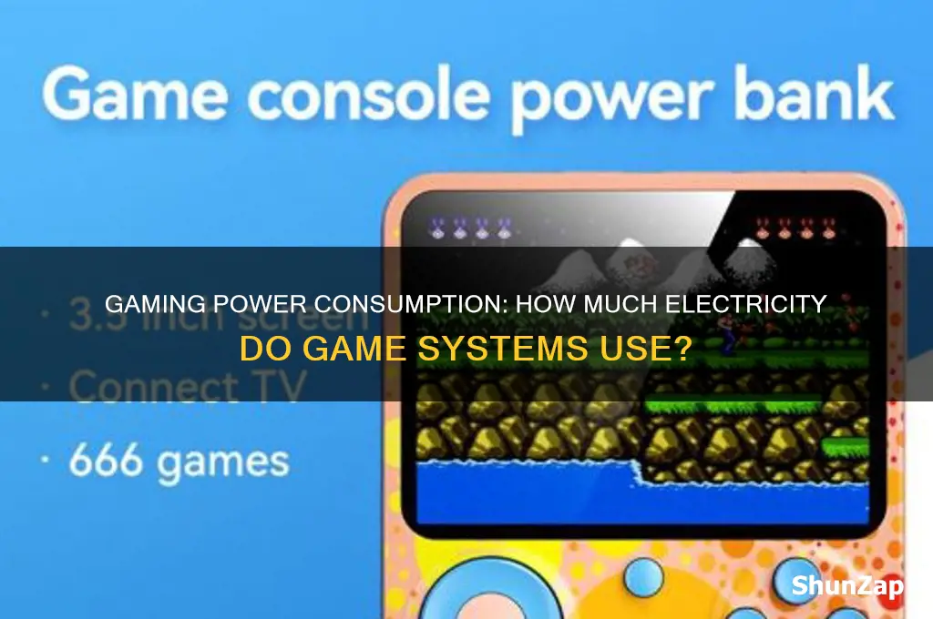do game systems use a lot of electricity