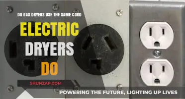 Gas vs. Electric Dryers: Do They Share the Same Power Cord?