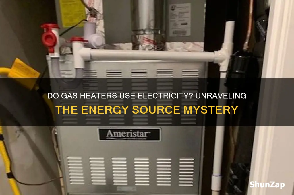 do gas heaters use electricity