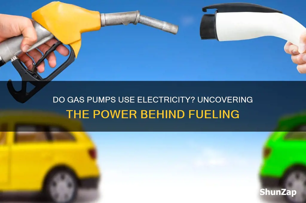 do gas pumps use electricity