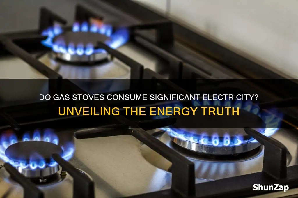 do gas stoves use a lot of electricity