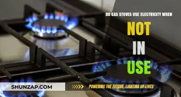 Do Gas Stoves Consume Electricity When Not in Use?