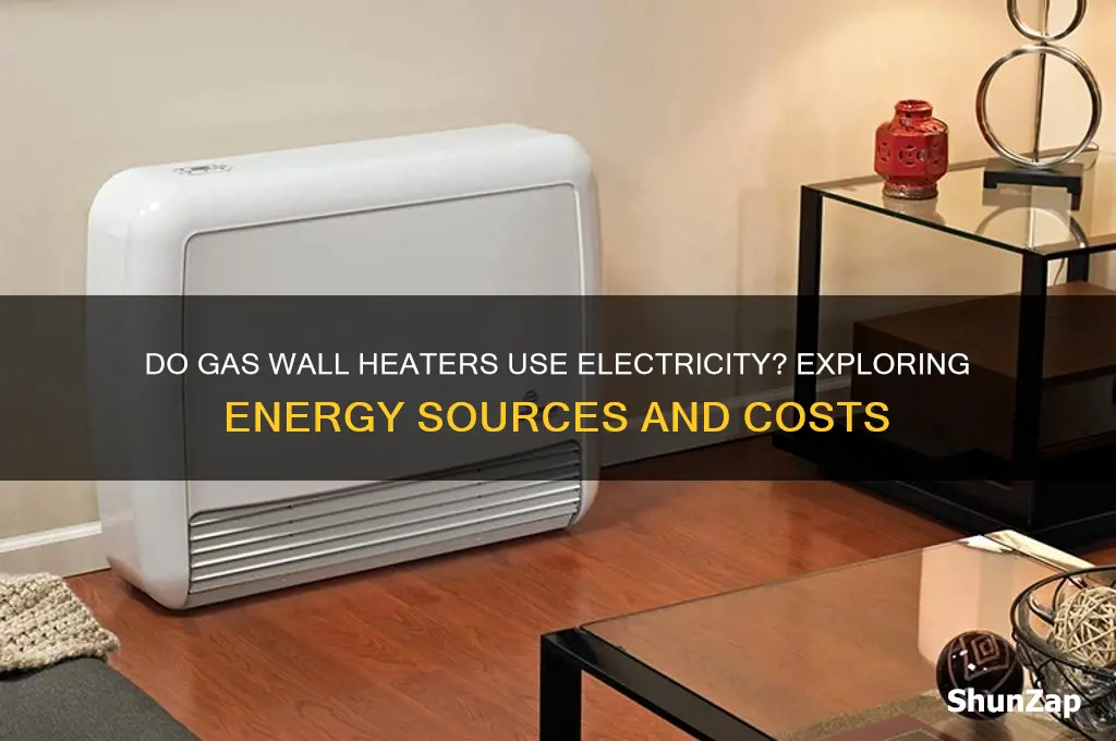 do gas wall heaters use electricity