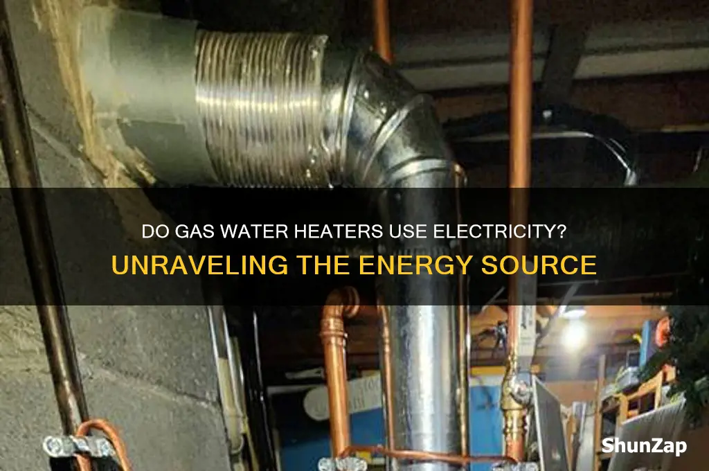 do gas warer heaters use electricity