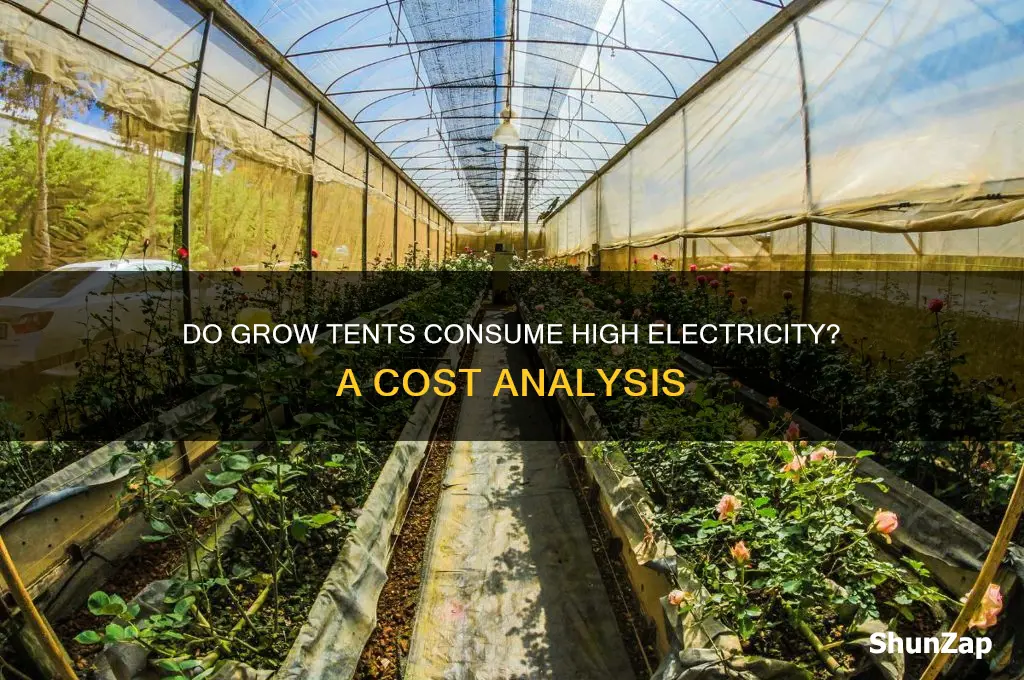 do grow tents use a lot of electricity