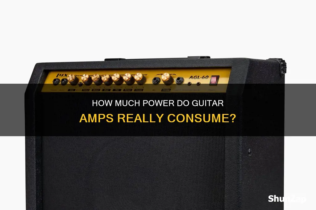 do guitar amps use a lot of electricity