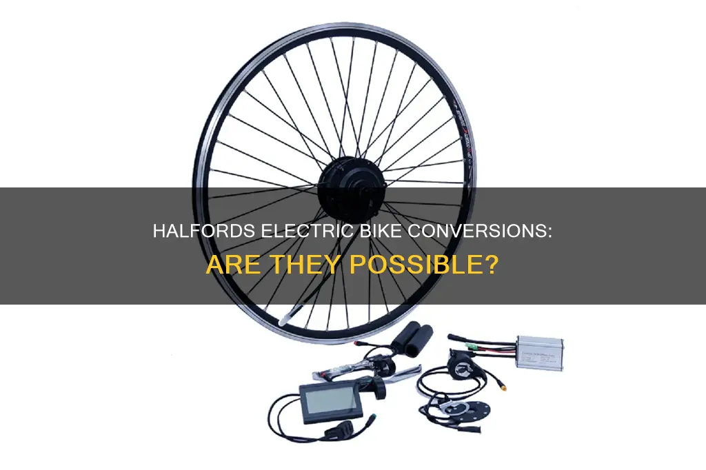 do halfords convert bikes to electric