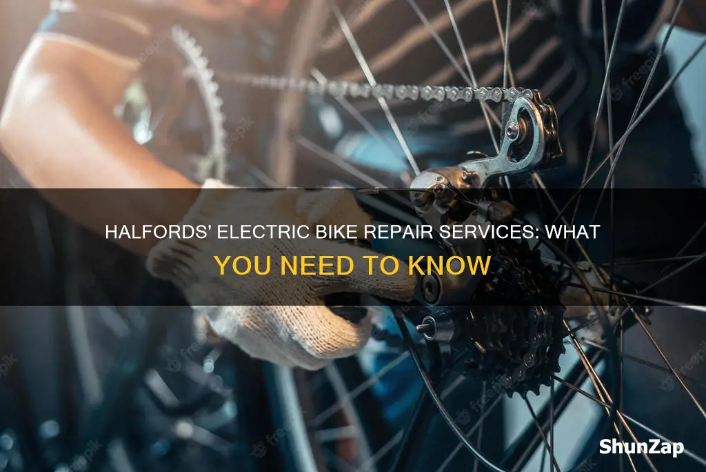 do halfords fix electric bikes