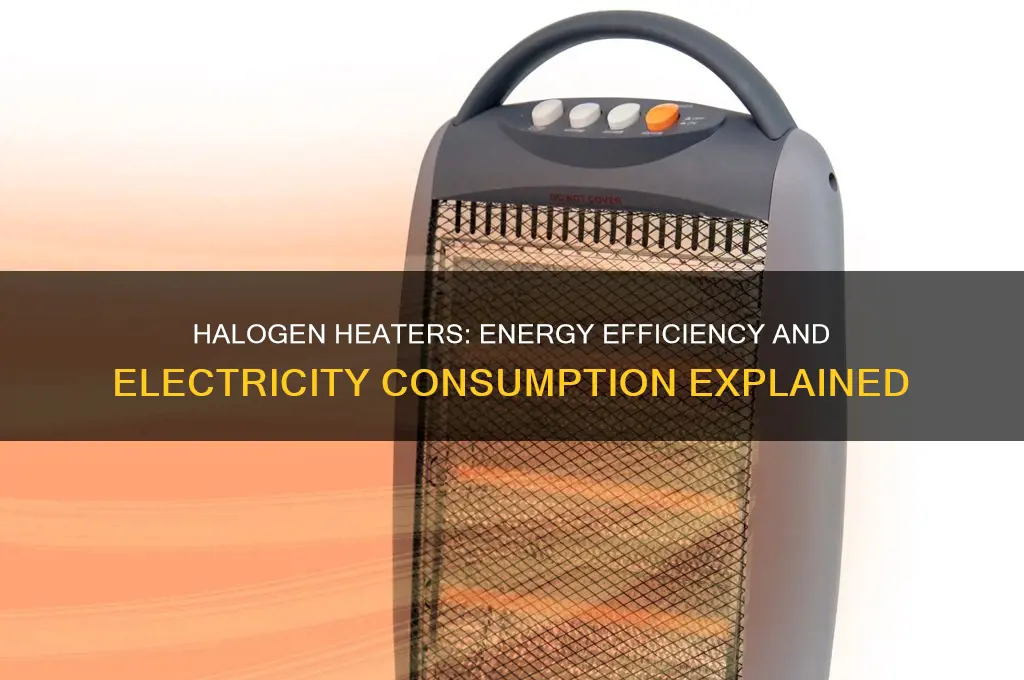 do halogen heaters use a lot of electricity