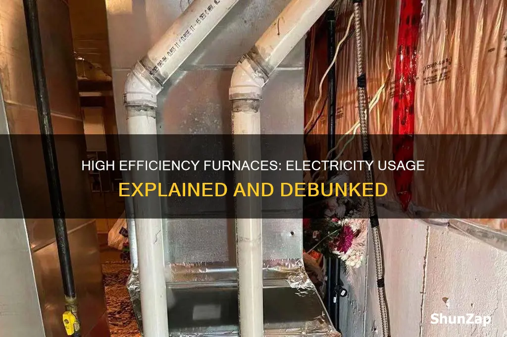 do high efficiency furnaces use more electricity