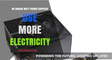 Higher Watt Power Supplies: Do They Consume More Electricity?